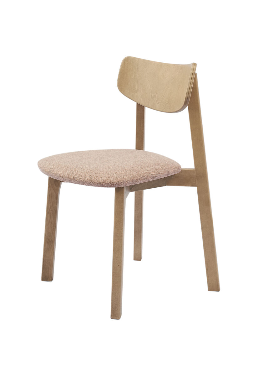 Комплект из двух стульев Вега с мягким сиденьем, дуб/caramel
